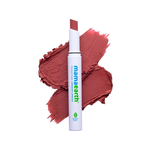 Moisture Matte Longstay Lipstick with Avocado Oil & Vitamin E for 12 Hour Long Stay-01- 2 g-CinnamonNude